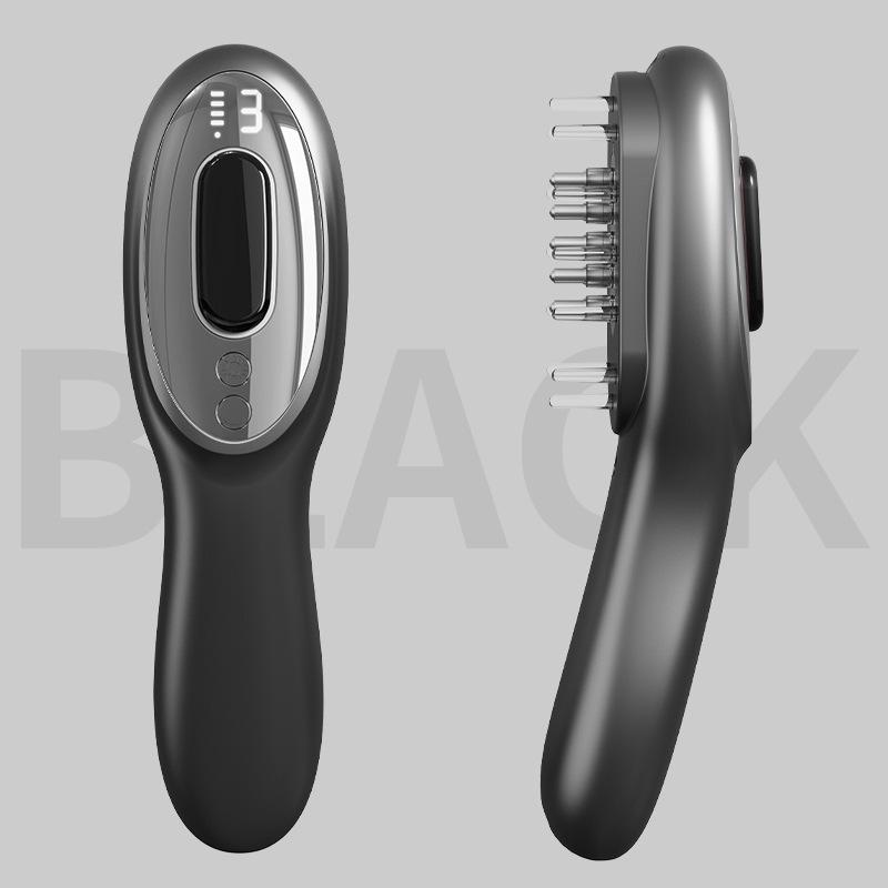 Electric Anti-Hair Loss Massage Comb with Light Therapy for Hair Growth and Vibration