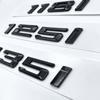 116i 118i 120i 125i 130i 135i Car Rear Boot Emblems Number Letter Badge for BMW 1 Series E81 E82 E87 E88 F20 F21 Glossy Black