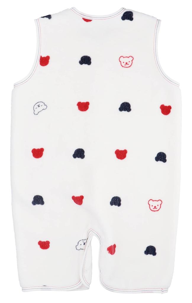 Akachan no Shiro Jahre Hergestellt in Japan Zwei-Wege-Schlafanzug, 0-2 Jahre alt, Dreifarbig,