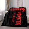 1Pc Monster Energy Logo Flannel Fleece Blanket Soft Warm Throw Blanket for Sofa Bed Couch Home Decor Lightweight Travel Nap Blanket Xmas Gift Q1805