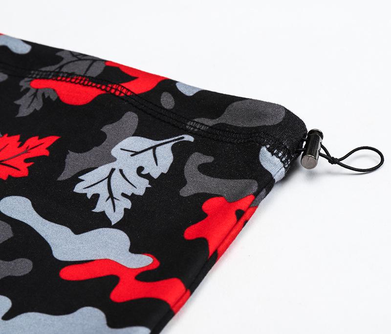 Men's Winter Cycling Face Mask: Plus Velvet Warm Ski Neck Gaiter and Magic Headband