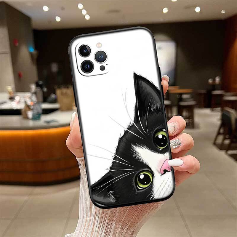 Cat Kitten Meow Case for Samsung Note 20 10 S25 Plus Ultra Lite FE M20 M21 M30 M31 M51 A11 A26 A51 A52 A53 A56 A70 A71 A72 A73