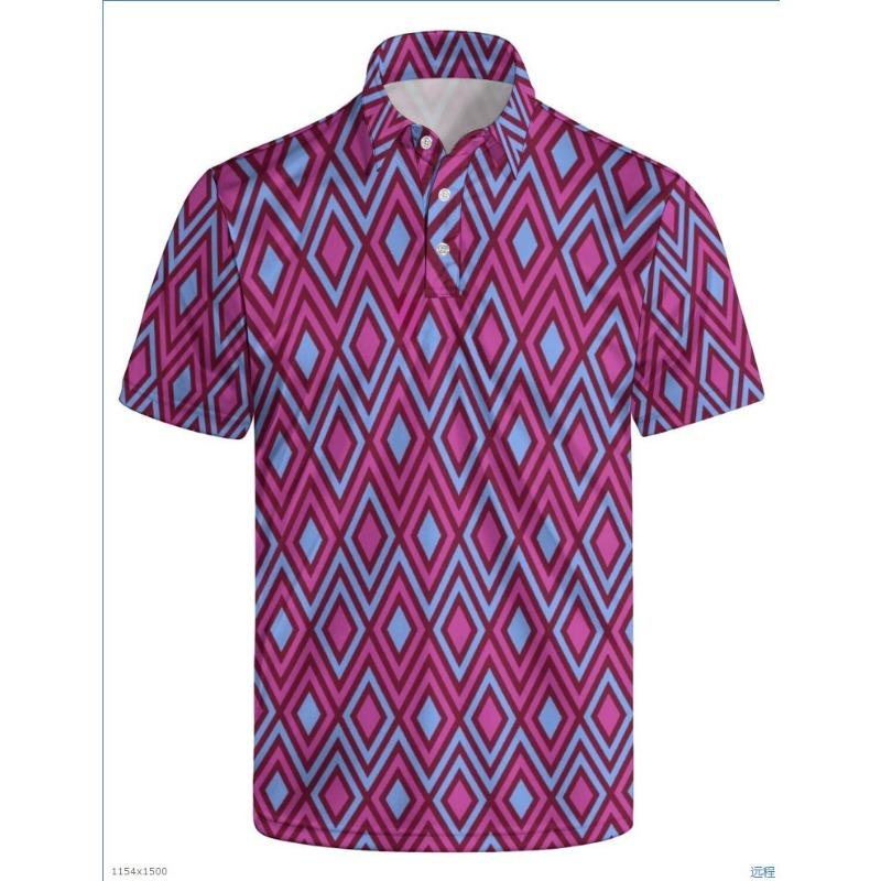 Short Sleeve POLO Shirt Button Solid Color Men's Sweatshirt