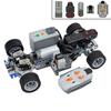 Blocuri de construcție tehnice MOC Mașină de curse Mașină RC electrică cu telecomandă Piese motor Power Function Pentru cadouri copii Leduo