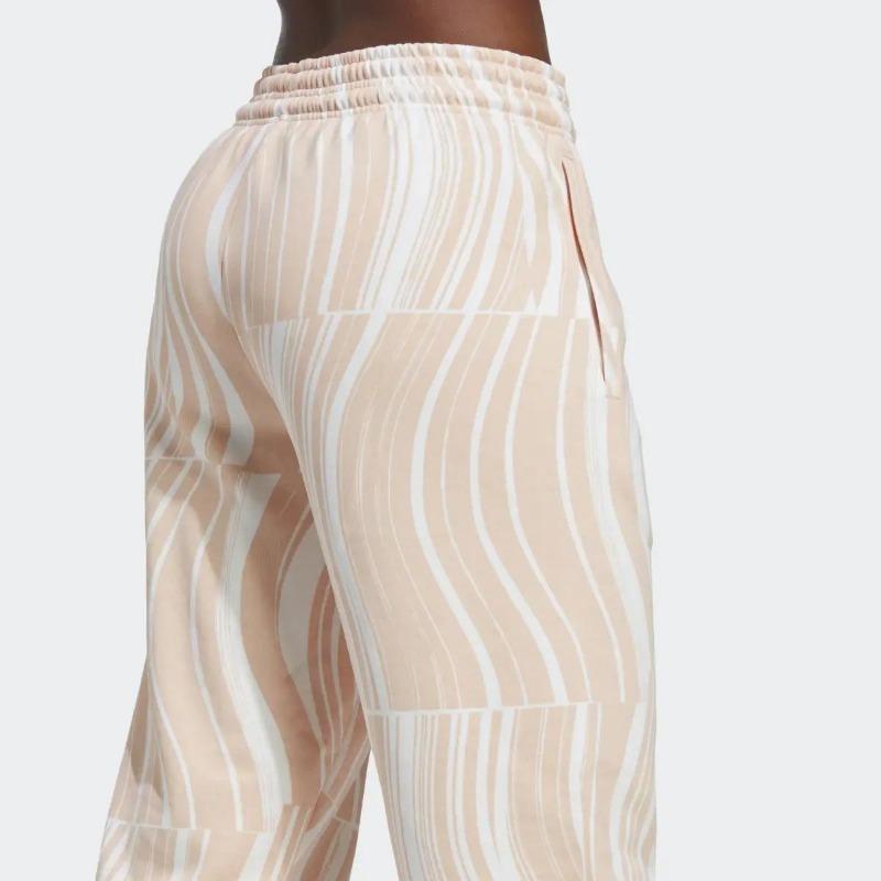 adidas By Stella McCartney Women's Blush Pink Allover Print TrueCasuals Sweatpants HR9245