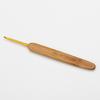 Carbonized Bamboo Handle Crochet Hook for DIY Knitting and Sweaters - Rounded Head