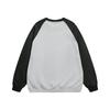 Unisex Colorblock Round Neck Pullover Top Raglan Sleeve Long Sleeve Sweatshirt