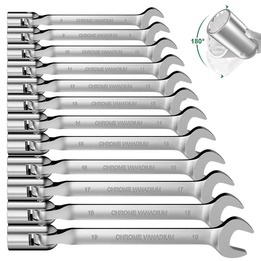 Torx Dual-Purpose Wrench Rotatable Torx Wrench Tool Open-End Wrench