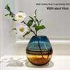 Sunset Gradient Glass Vase
