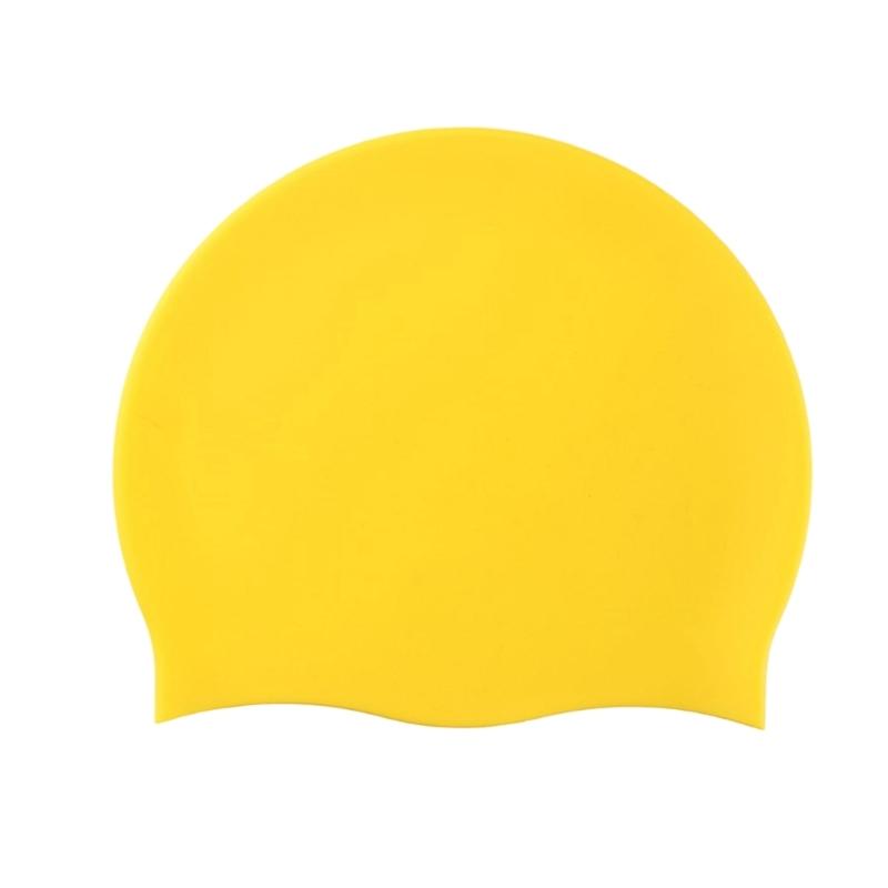 Plain Color Swimming Hat Protect Ears & Long Hair Swim Pool Hat Waterproofed Hat Suitable for Pool Beach and Water Sports