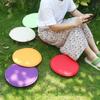 Household Thickened Round Sponge Chair Cushion with Tie Simple Fabric Dining Chair Pad Round Stool Seat Cushion