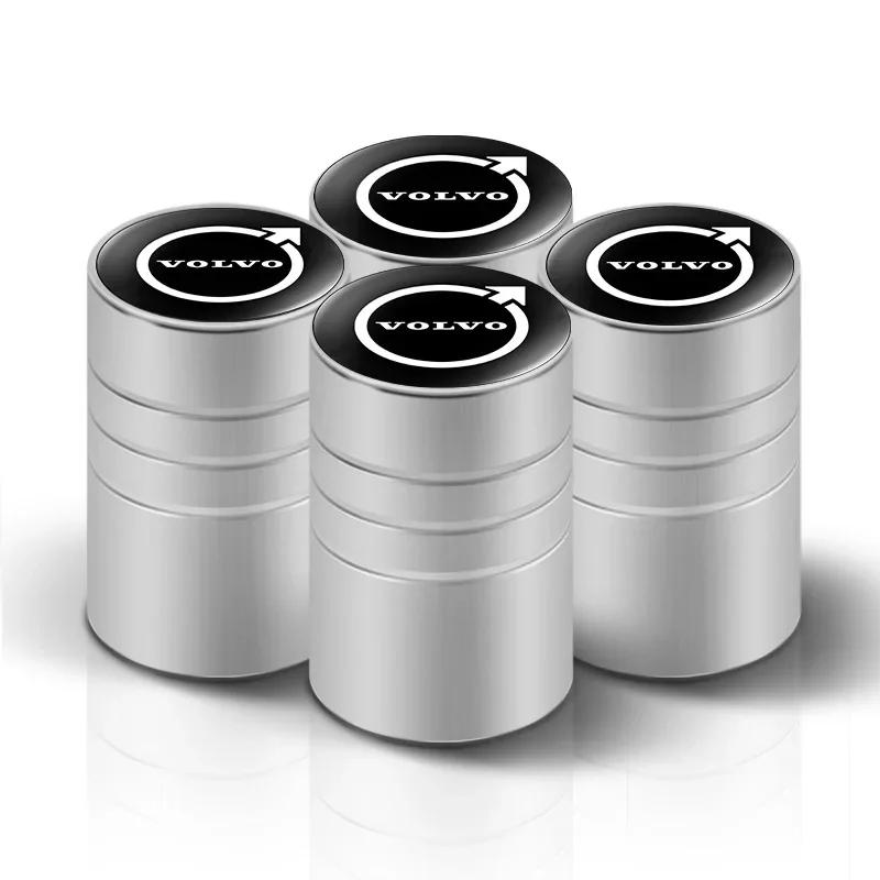 Volvo Tampas de Válvula de Pneu de Roda de Carro Capa Chaveiro de Chaveiro de Carro em Camurça Anel Chaveiro Para V60 V40 XC90 XC40 S60 XC60 V70 S90 V90 Acessórios