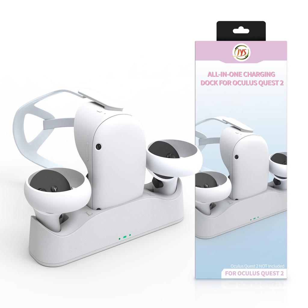 Oculus Quest 2 Magnetic Charging Base with Battery Set for VR Glasses