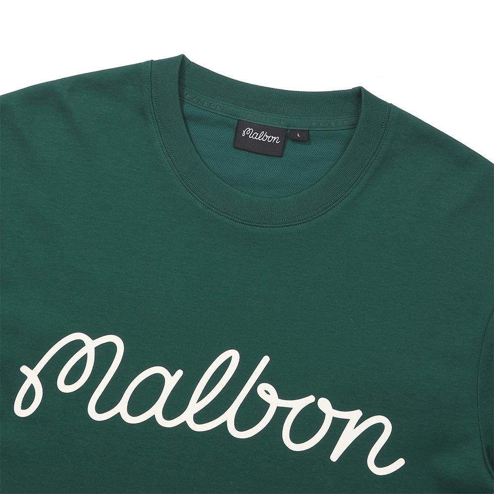 MALBON GOLF Malbon Script Uni Round T-Shirt Green