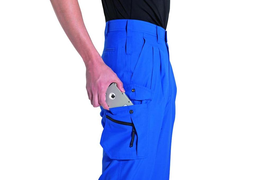 Burtle Two Tuck Cargo Pants Royal Blue 76 7066-42-76