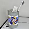 Harada Osamu Children's Cute Cartoon Toothbrush Holder Set - Stainless Steel, Creative Couple Rinsing Cups