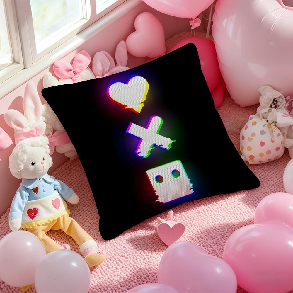 Love Death & Robots Cushion Cover Pattern Printed Pillowcase for Living Room Sofa Cushion Cover & Bedroom Decor