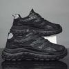 Herrenschuhe Sommer atmungsaktiv schwarz lässig Sport Papa Herren Baustellenarbeit Arbeitsschutzschuhe Herren Reifen Tide Schuhe