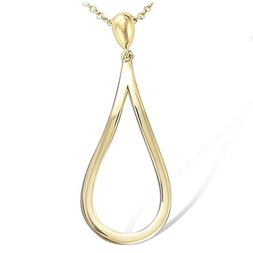 Les Trésors De Lily [M6240] - Gold Plated 'Choreography' Pendant - 47x15 Mm