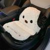 Car Seat Cushion Winter Integrated Warm Cartoon Seat Cushion Car Lumbar Support Neck Pillow Waist Rest Cute Plush Dog Backrest