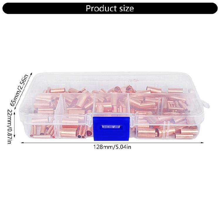 250pcs Brass Wire Connector set Brass Wire Connectors Electrical Crimp for Safe & Efficient Home Electrical Installation