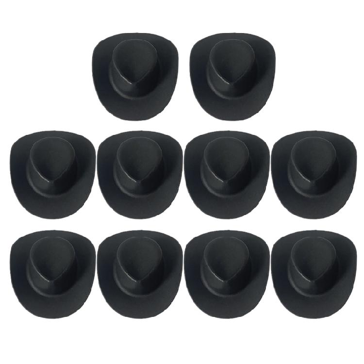 Miniature Dolls Hat Party Hat Mini Cowgirl Hat Cowboy Hat for Crafts 5/10PCS