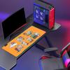 O-Oguri C-Cap Mouse Pad Animation Games Beautiful RGB Mouse Pad HD Gamer Large LED Light XXL PC Computer pad Non-slip Decor