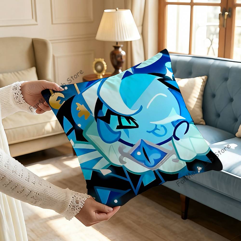 Game CCookie SShadowS Milk Pillowcase Pillowslip Cushion Plush Boys Girls Cartoon Anime Kawaii Decoration Kids Birthday Gifts