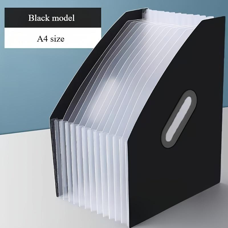 13-Layer A4 Large-Capacity Transparent Folder, Expandable Accordion File Folder, Office Home School File Storage, Data Sorting