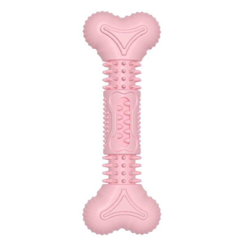 A New Type of Pet Toy, A Bone-shaped, Durable Teething, Tooth-cleaning and Biting Dog Toy