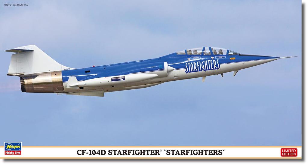 Hasegawa Scale US Acrobatic Team Starfighter Starfighters Plastic Model Kit 07544 1/48 CF-104D (Airplane)
