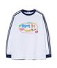 ESCAPEFROM Spilled Water Print Track Long Sleeve White