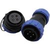 WEIPU Waterproof Aviation Plug Socket, 12-Pin Rear Nut Socket