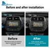 Real Soft Carbon Fiber For Toyota Prius 2016 2017 2018 2019 2020 2021 2022 LHD RHD Car Central Control Panel Warning Light Frame