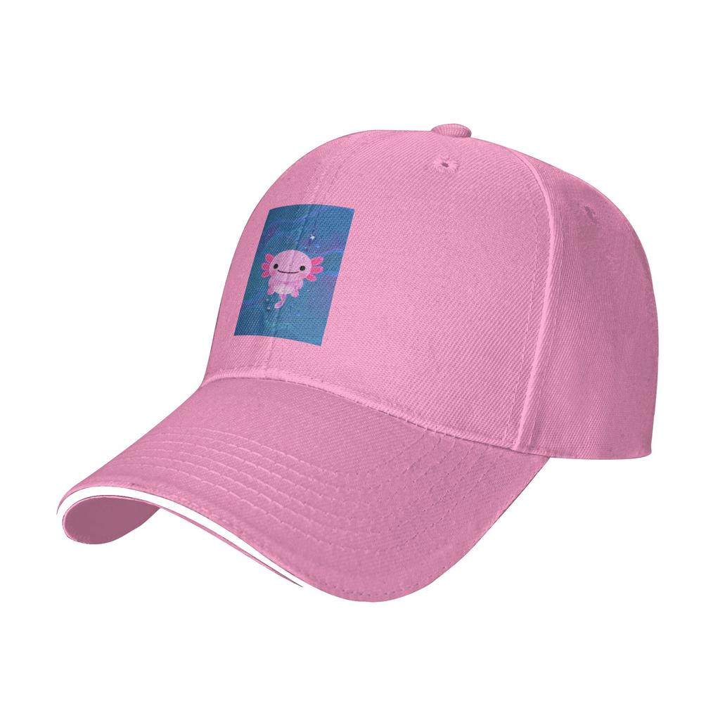 Kawaii Axolotl Mexican SalaUnisexder Cap Casual Baseball Caps Adjustable Hat Hip Hop Summer Unisex Baseball Hats Customizable