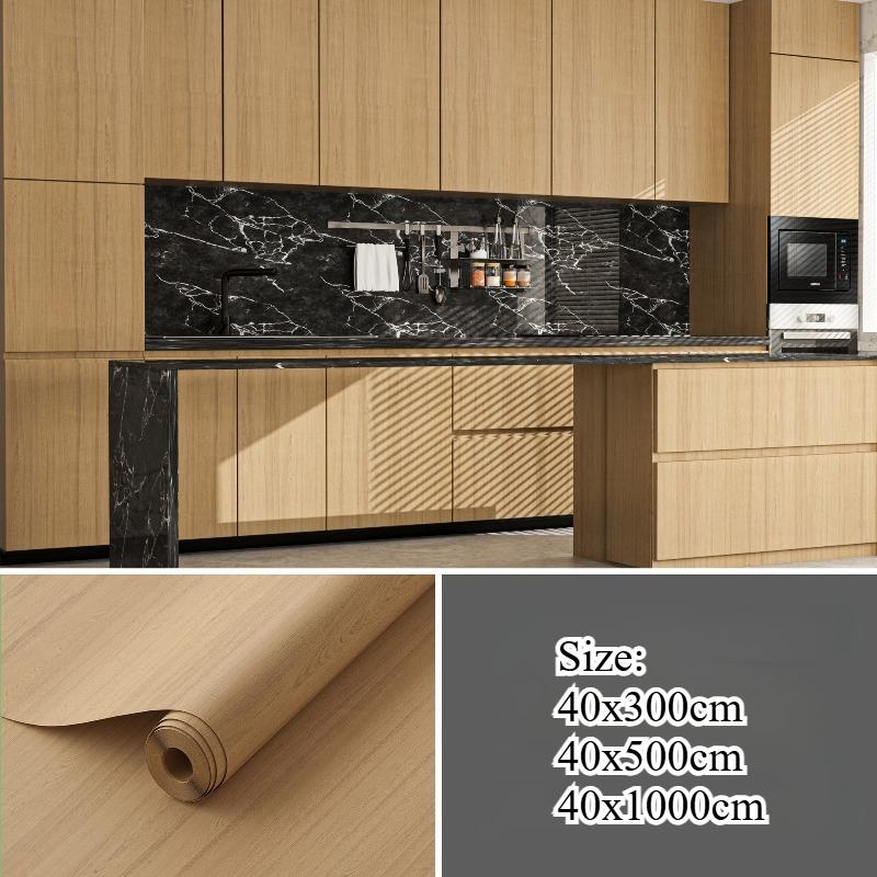 Wood Grain Background Wallpaper Bedroom Living Room Furniture PVC Waterproof Wall Sticker Self-adhesive Home Decor Wallpaper