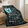 Grandma's Love Inspirational Quote Blanket bedroom Blanket for Livingroom Couch lunch break Soft throw for Friend's festival Gift
