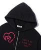 Youhee Home Graphic Hood Zip-Up Black