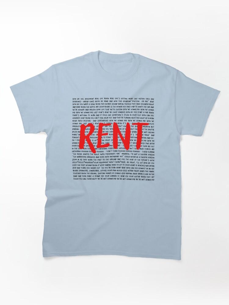 Rent a Hero Rent lyrics Classic Unisex T-Shirt