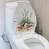 1pc Beach Starfish Shells Wall Sticker Bathroom Toilet Decor Living Room Cabinet Refrigerator Home Decoration Decals Stickers