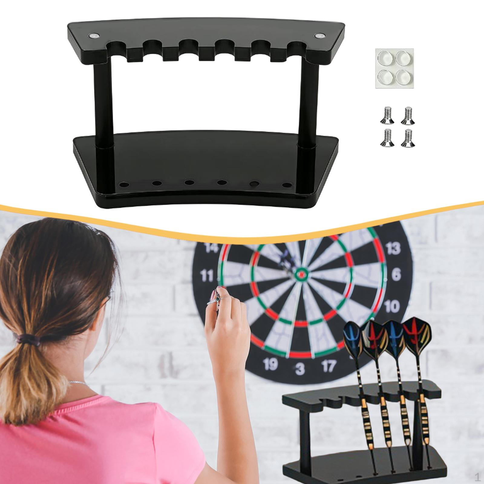 

Acrylic Holder Stand Display Rack Lightweight for Soft/Steel Tip Sturdy Black Stable Compact Desktop