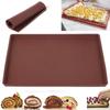 Creative Baking Mould Tray Household DIY Silicone Cookie Pad Food Grade Rectangular Swiss Pastry Mold Baking Tool