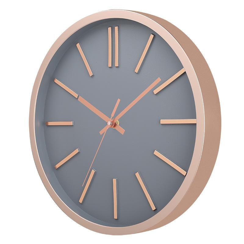 12 Inch 30CM Silent Wall Clock, Creative and Fashionable, Three-dimensional Digital Minimalist Clock for Home Living Room