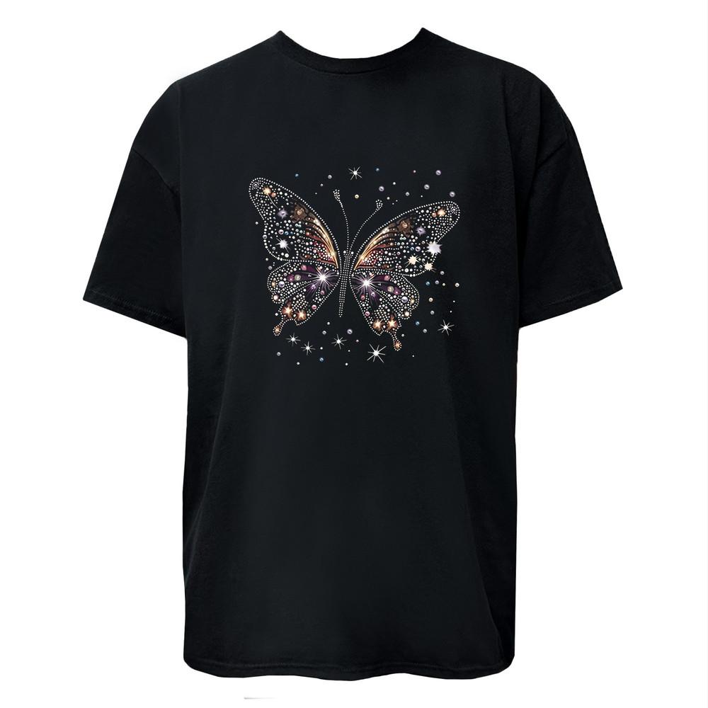 Butterfly Graphic Design Adult T-Shirt  Women Men Unisex Tee Unisex T-Shirt XXXXL