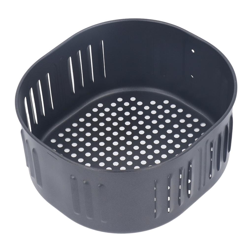 Fryer Replacement Basket 5.5L Fryer Accessories Non Stick Fry Basket Oil Drainage Basket Black