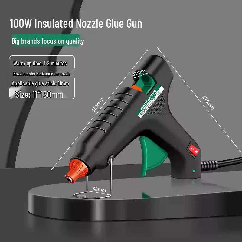 Baolian Hot Melt Glue Gun with Free Glue Sticks, 7-11mm, for Handmade and Household Projects