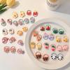 50pcs of Adorable And Vibrant Cartoon Hair Ties, Scrunchies, Perfect Gifts,for Daily Casual Use, All-Season Hair Bands