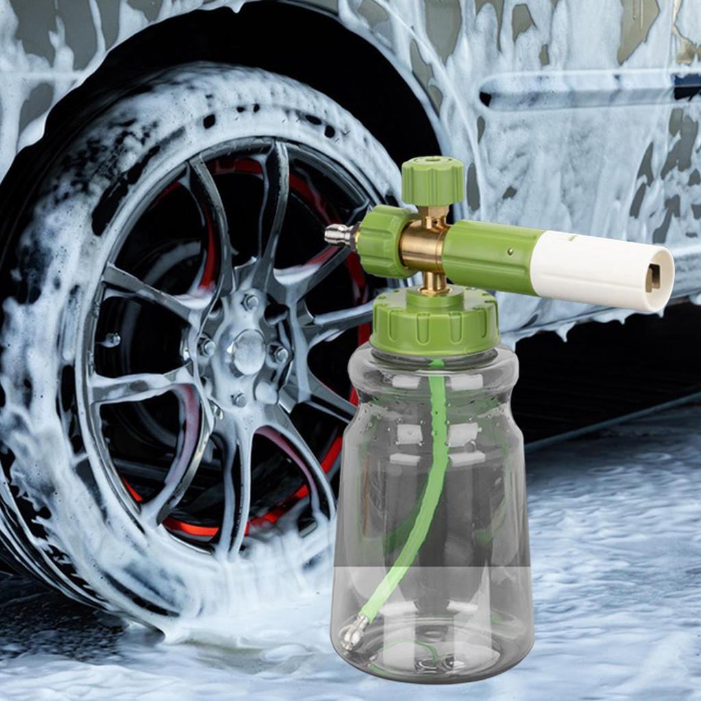 Foam Sprayer Car Wash High Pressure Washer Snow Foam Lance Adjustable Nozzle Foamer With Quick Connector Hose Attachment For