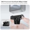Magnetic Quick Release Base Foldable 2claw Interfaces With 1/4 Screw Hole For Action Cameras Stable & Durability