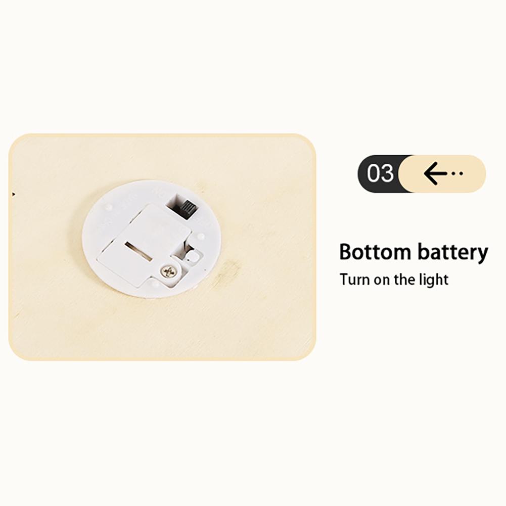 Wooden Ornaments With LED Light Squirrels Owls Hedgehogs Shape Carving Art Crafts Desktop Decoration For Thanksgiving Harvest Festival